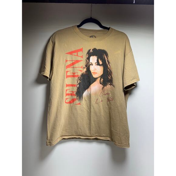 Official Selena Merchandise Tan Como La Flor T-Shirt Sz L Pop Art Culture - Picture 5 of 9